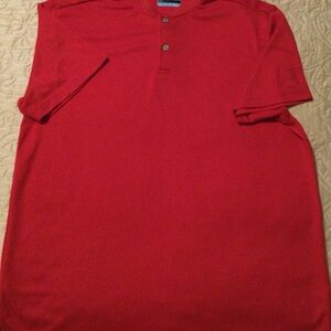 New- Red Polo Shirt with Embroidered Logo